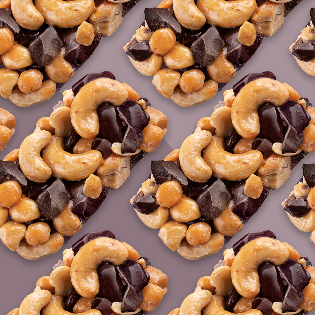 Barras Caramelo con Sal de Mar y Chocolate Oscuro 4 pz