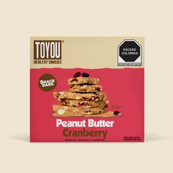 Barras Peanut Butter Cranberry 5pz