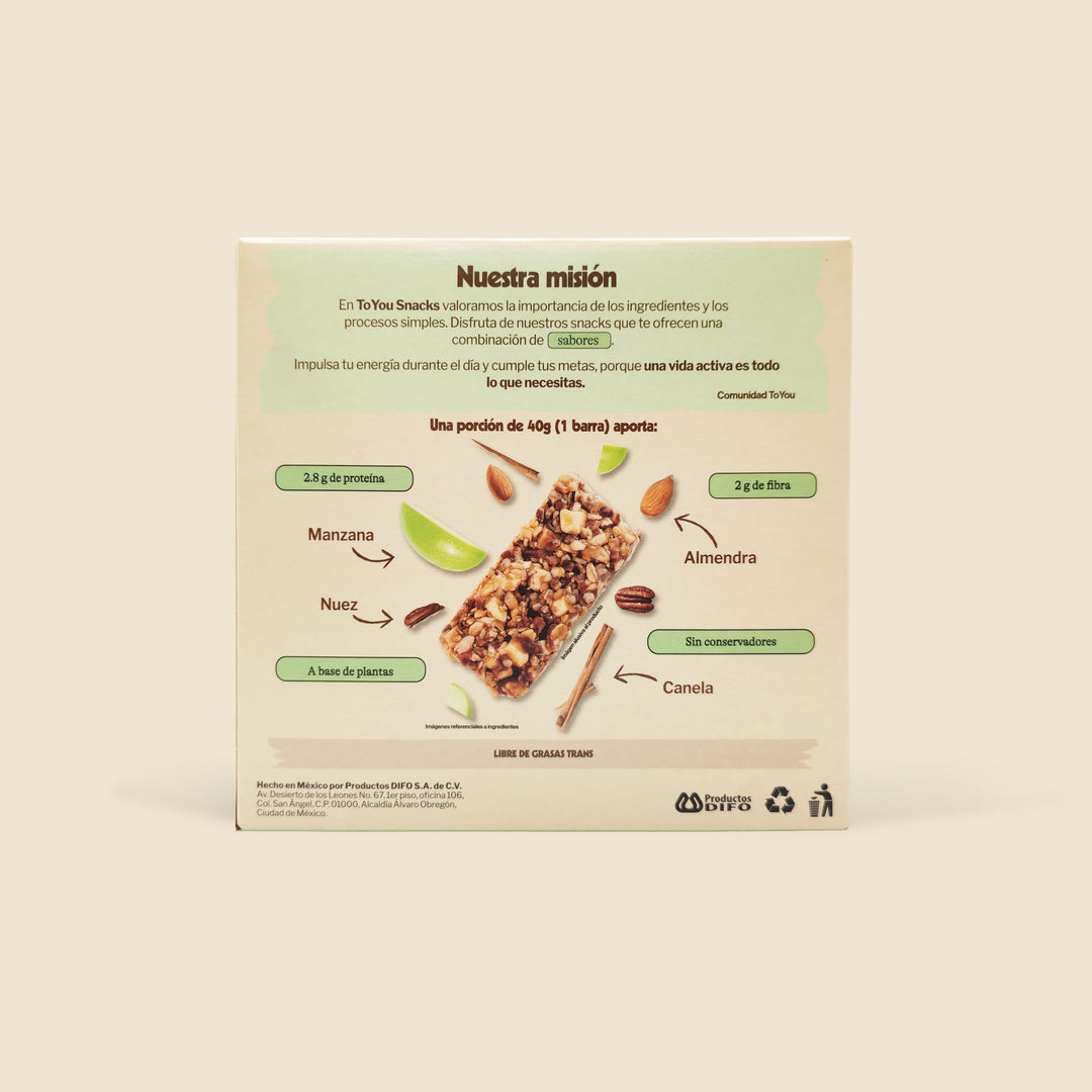 Barras Apple Pecan 5pz