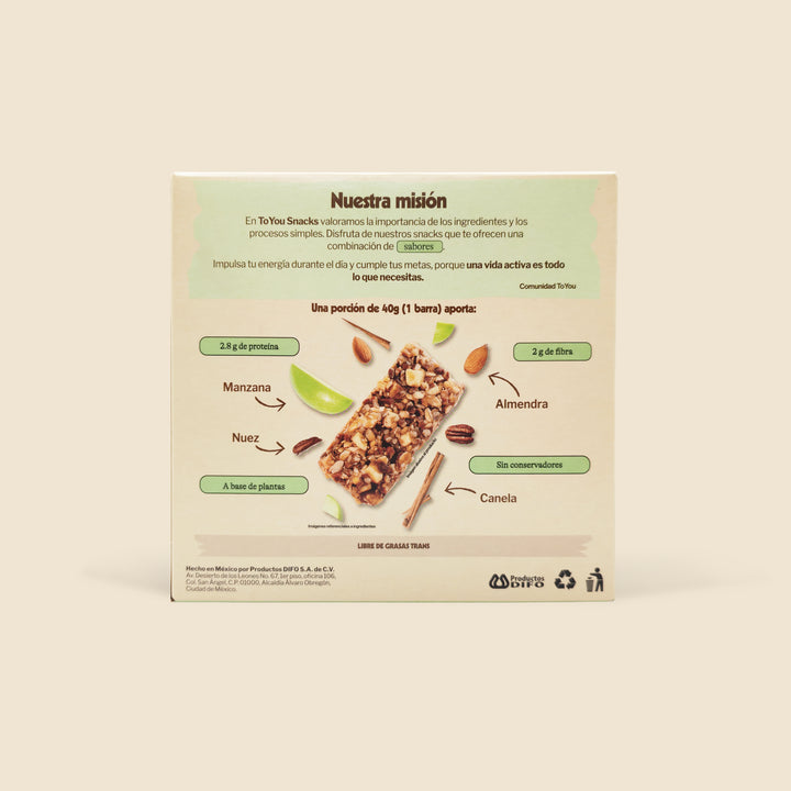 Barras Apple Pecan 5pz