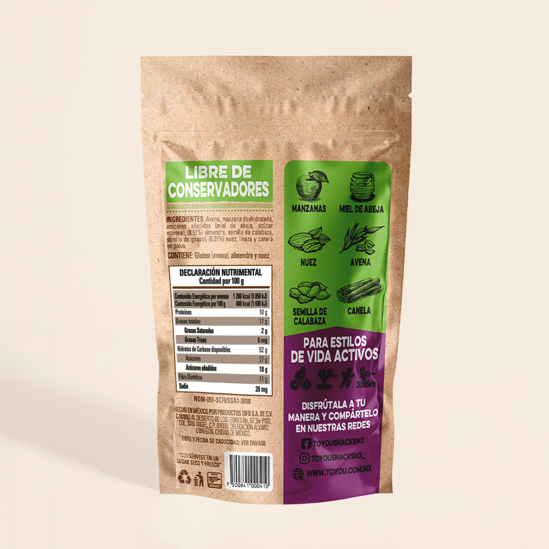 Granola Manzana Canela 300g